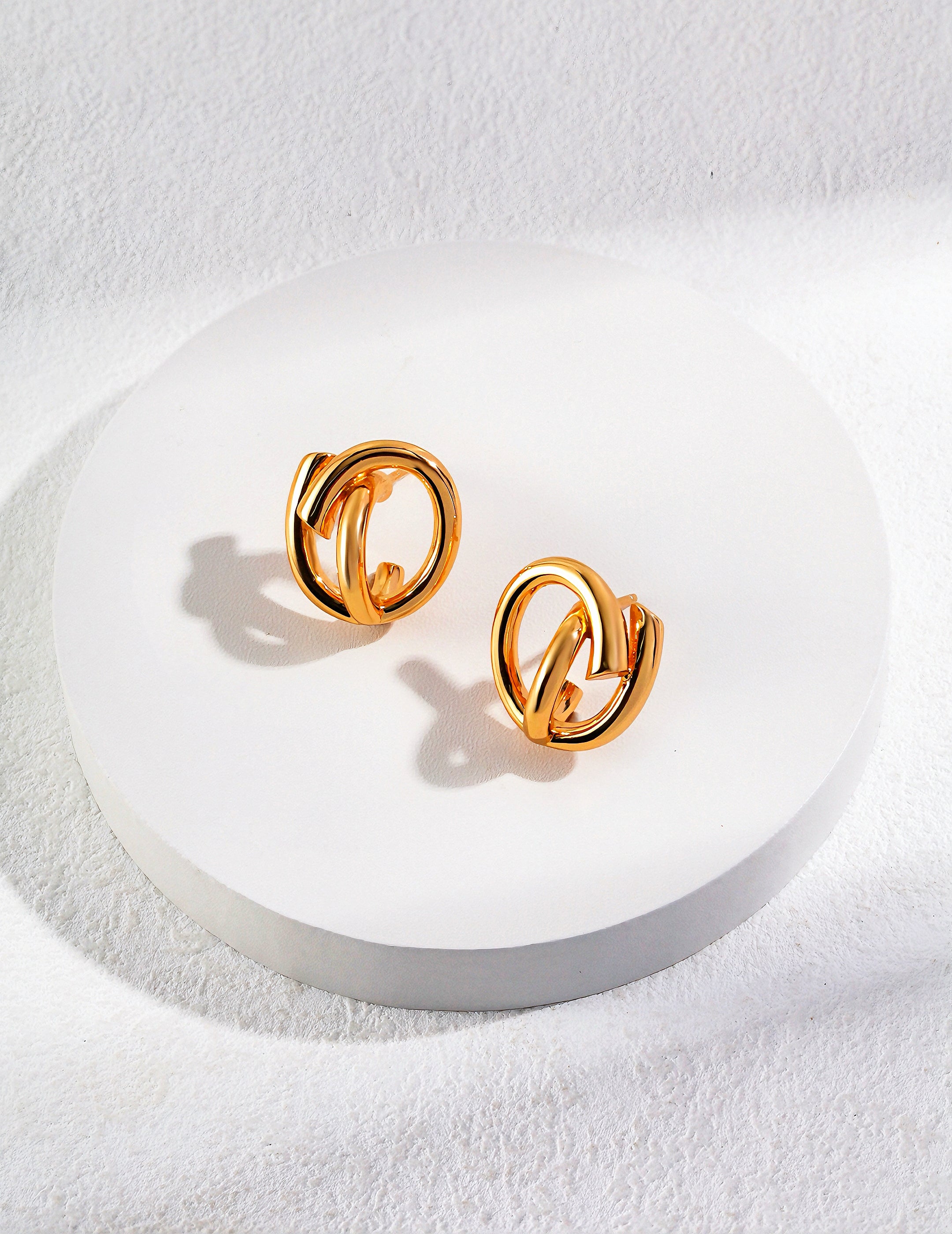 Sterling silver minimalist earrings