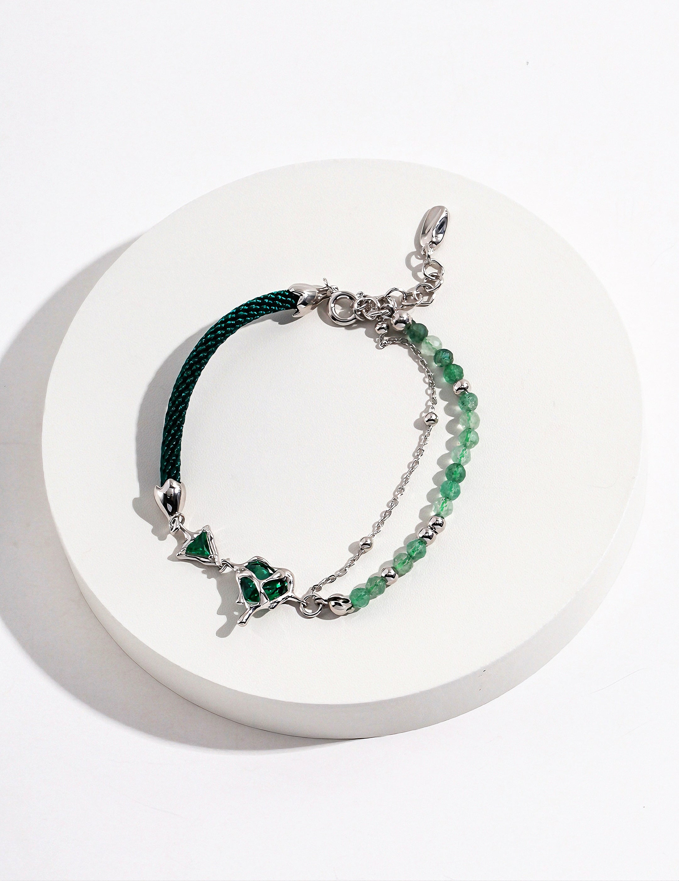 Love design element - sterling silver love bracelet