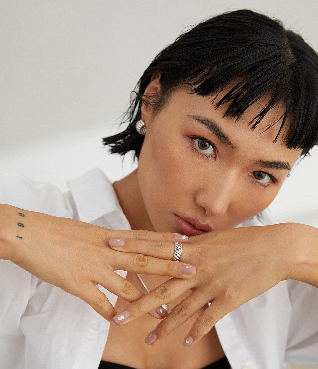 Gear Series Sterling Silver Ring