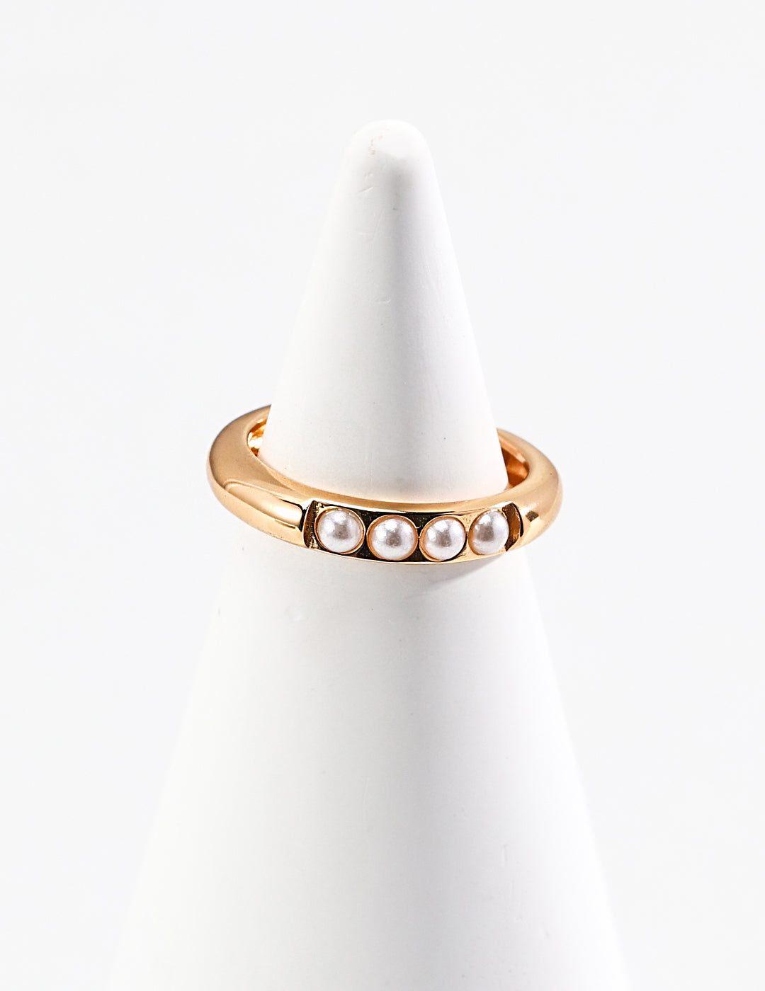 Sterling Silver Shell Pearl Ring