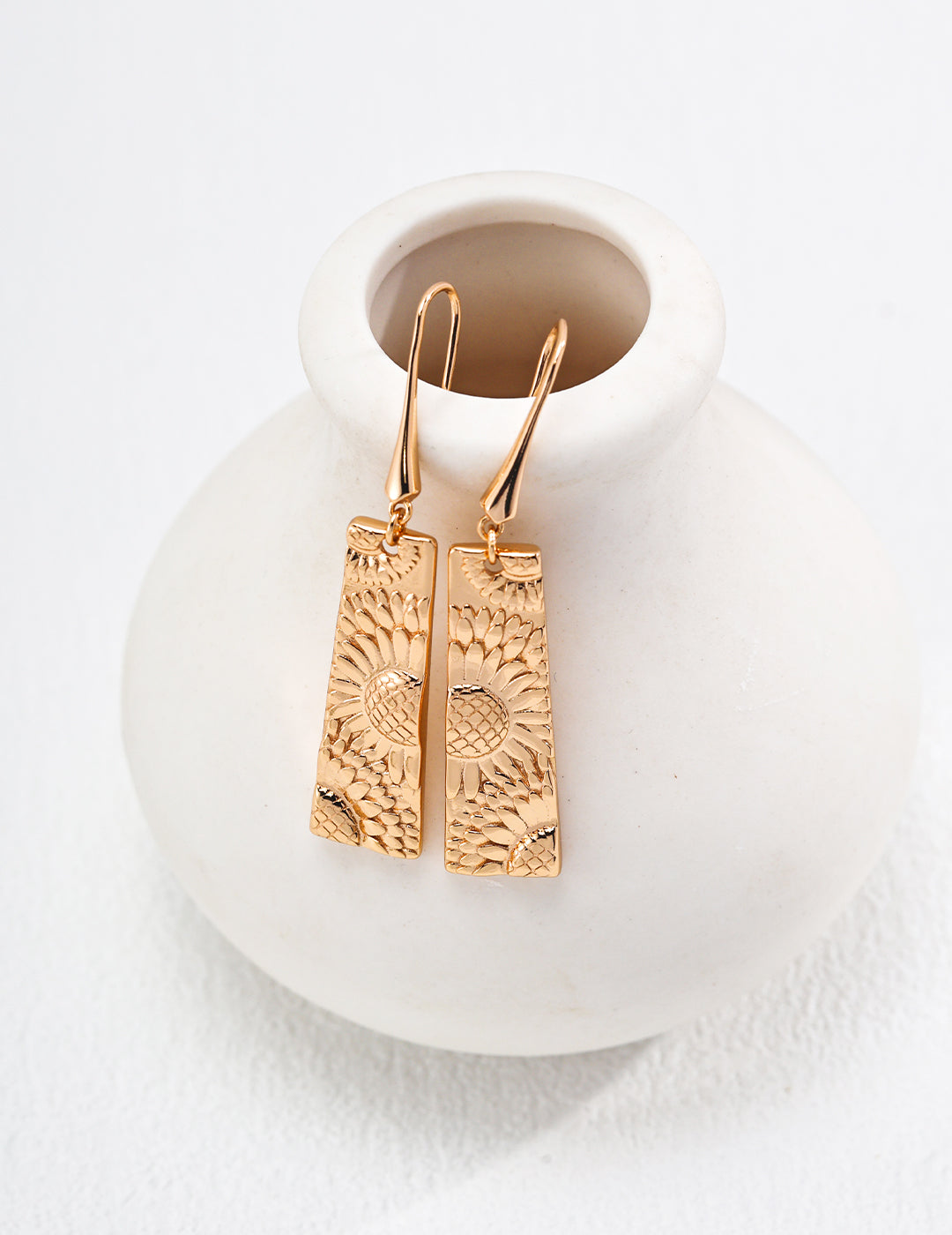 New Chinese style temperament silver earrings