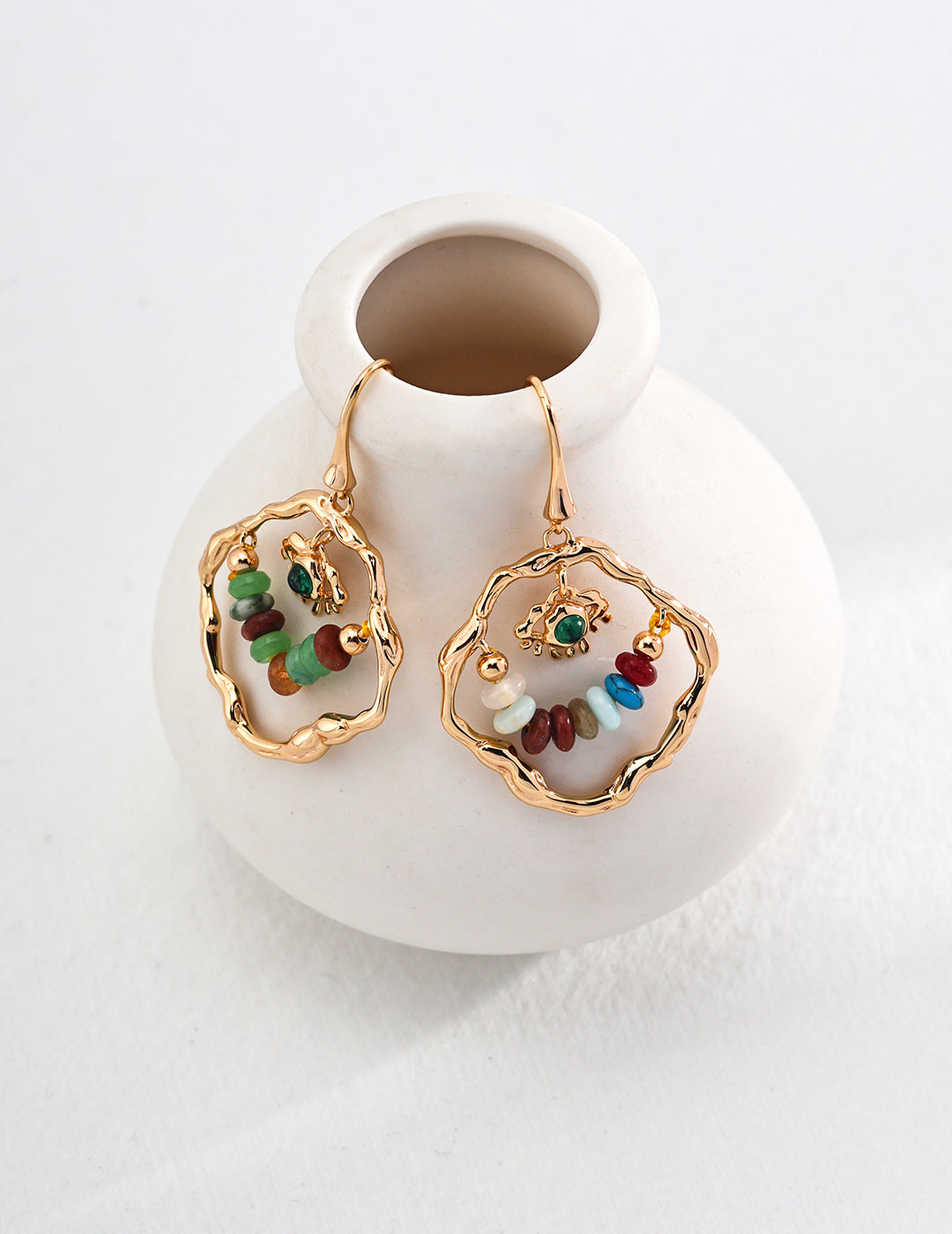 Pure silver vintage earrings