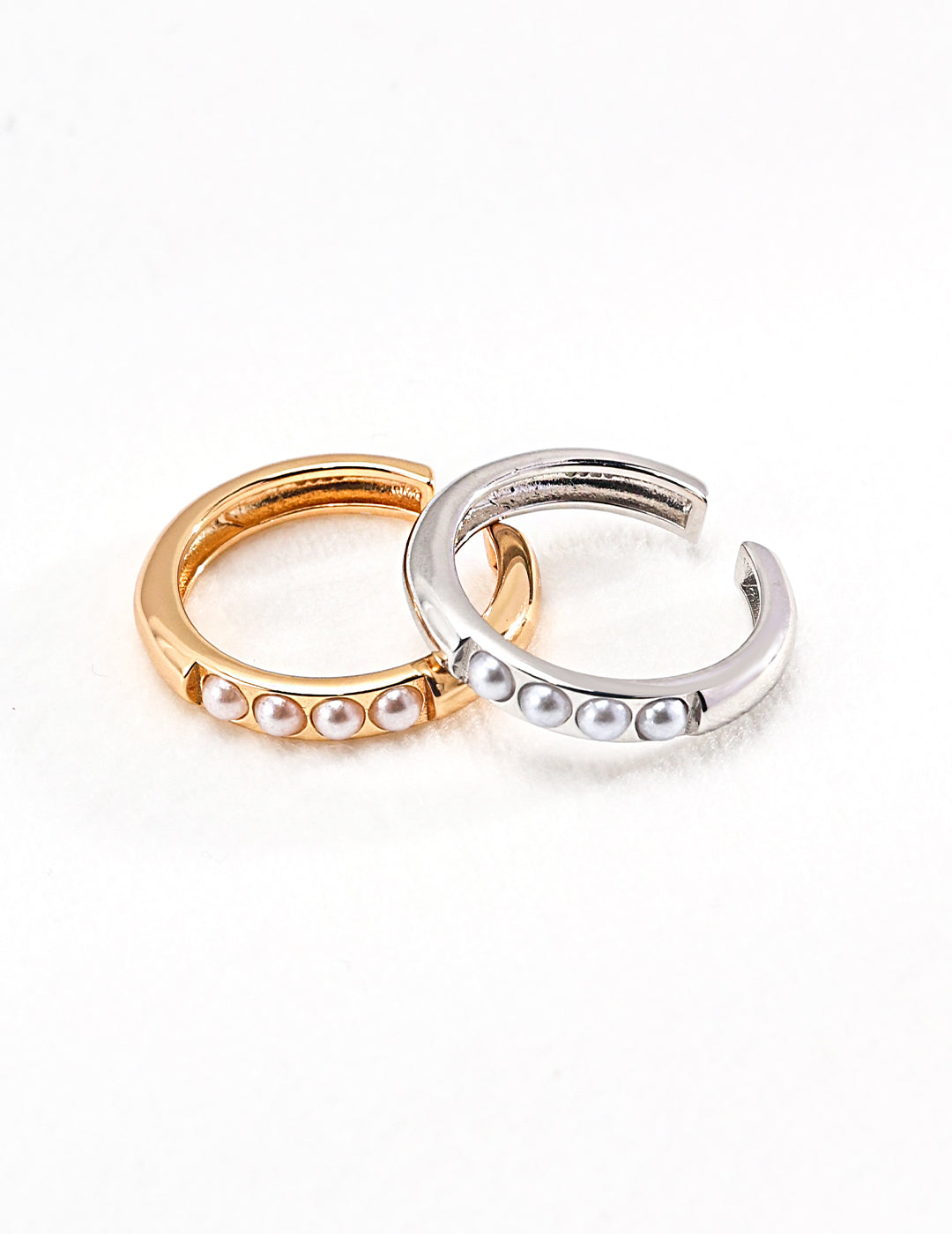Sterling Silver Shell Pearl Ring