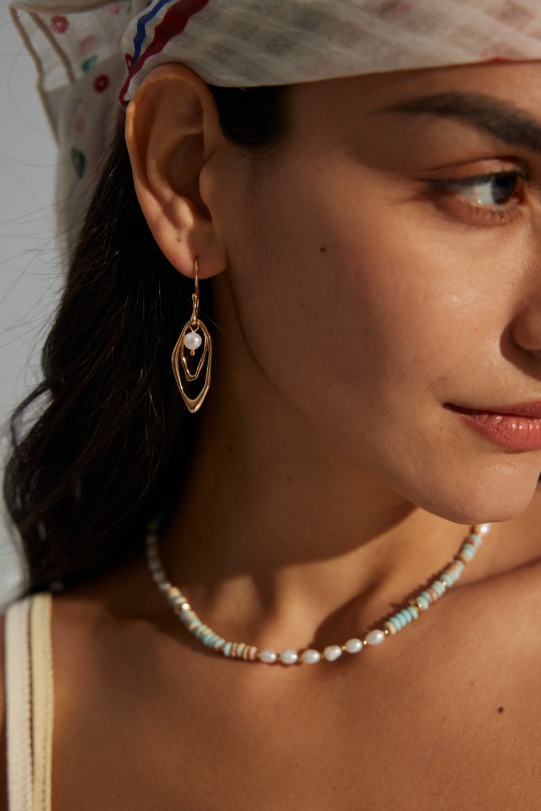 S925 Silver Minimalist Natural Pearl Earrings