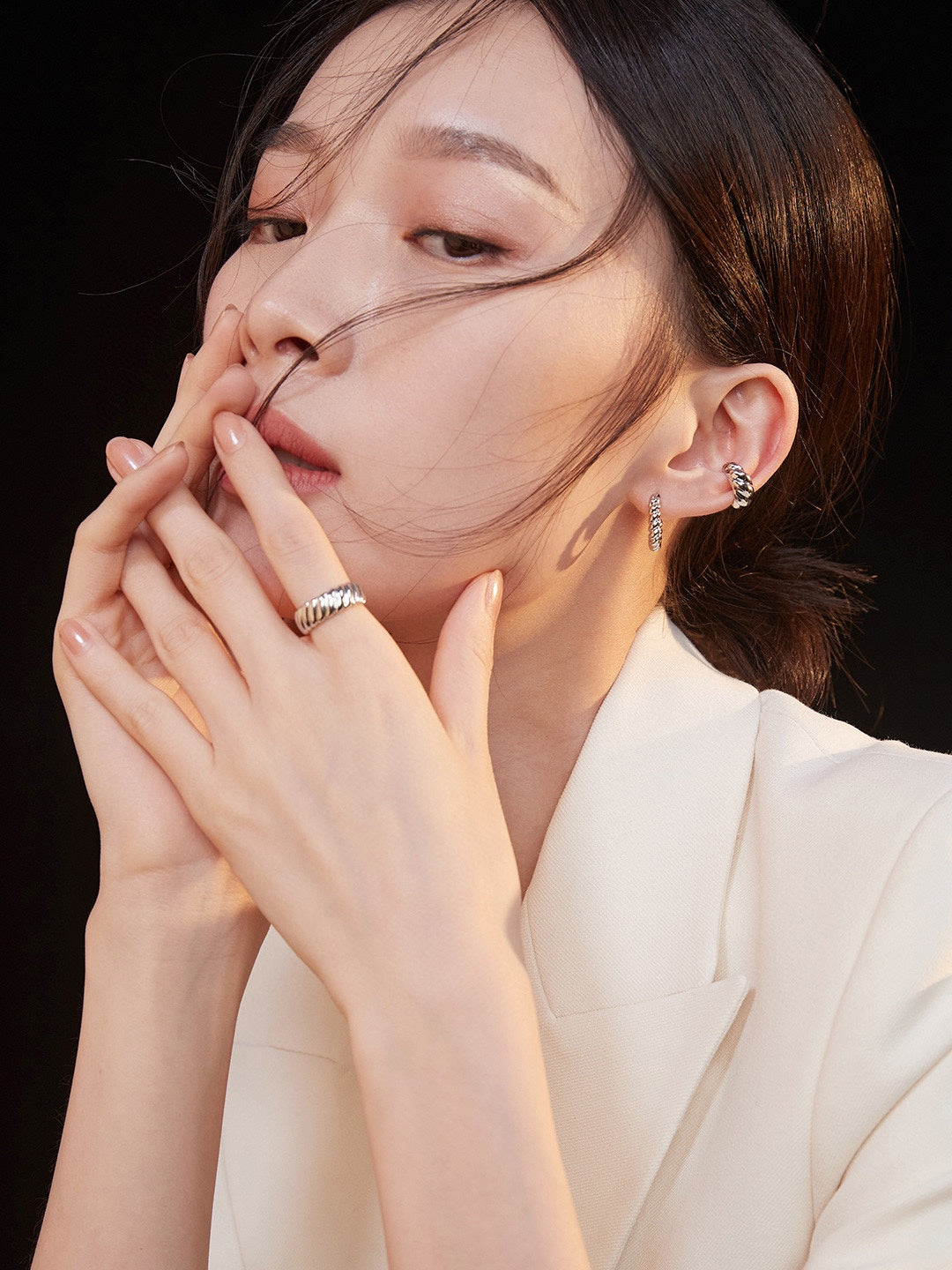 Gear Series Sterling Silver Ring