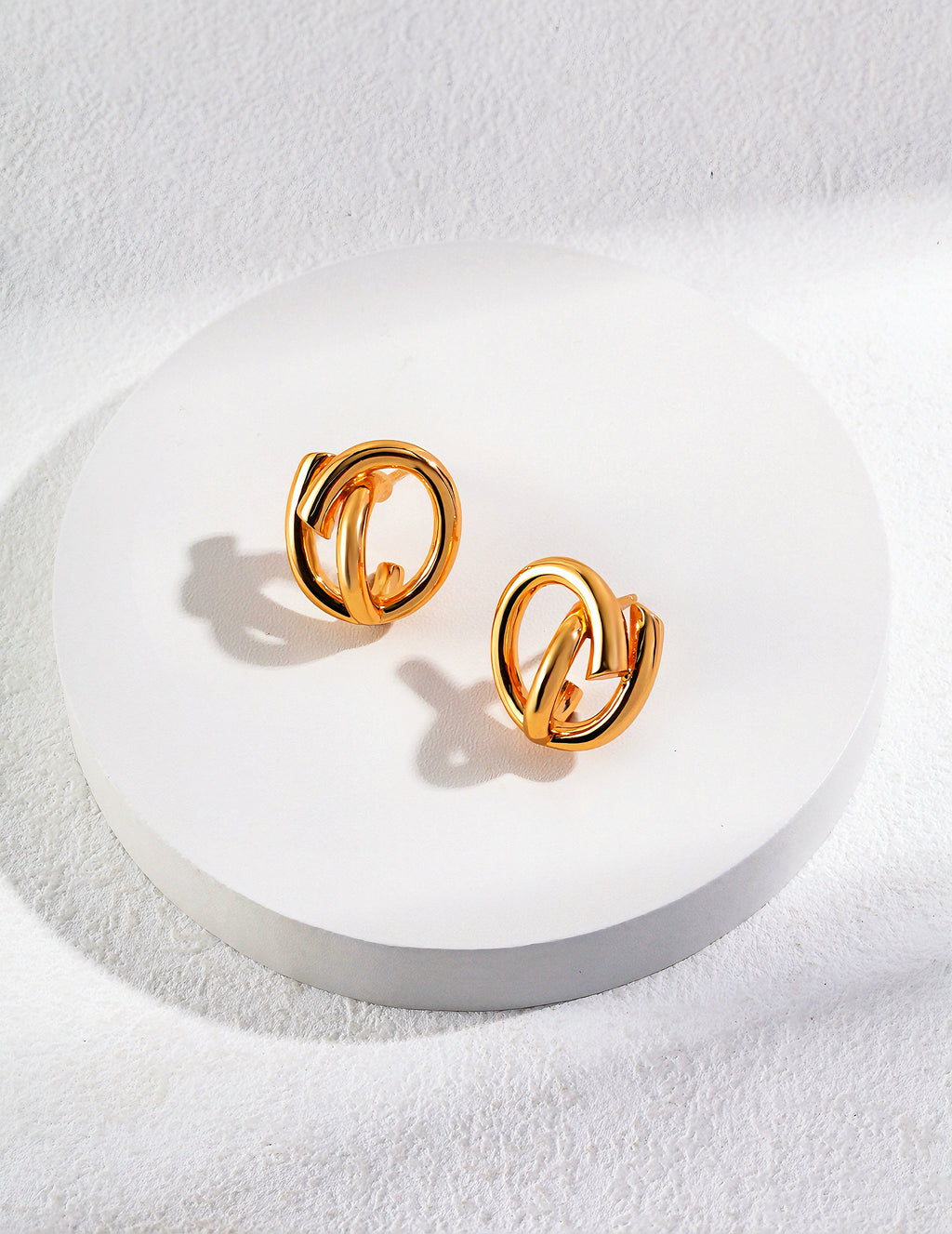 Sterling silver minimalist earrings