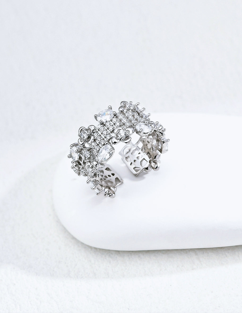 S925 Silver Zircon Ring