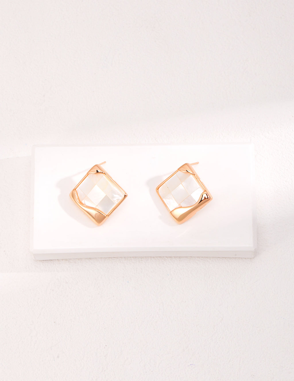 Sterling silver shell earrings