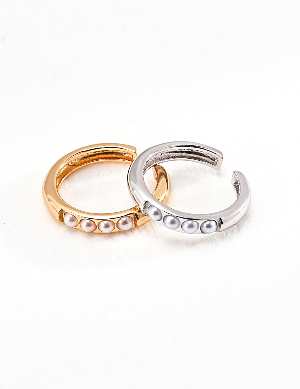 Sterling Silver Shell Pearl Ring
