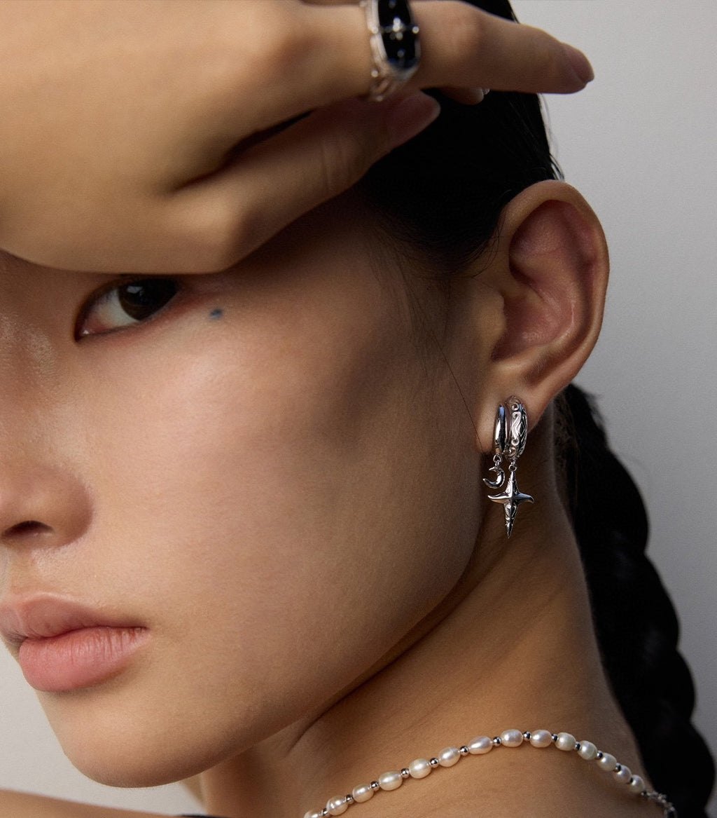 S925 Silver Vintage Earrings